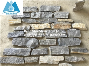 Blue Quartzite Loose Ledge Stone,Quartzite Field Stone,Random Wall Cladding,Landscaping Stone Cladding,L Corner Stone,Outdoor Landscaping Stone,Quartzite Stone Siding,Natural Stone Cladding