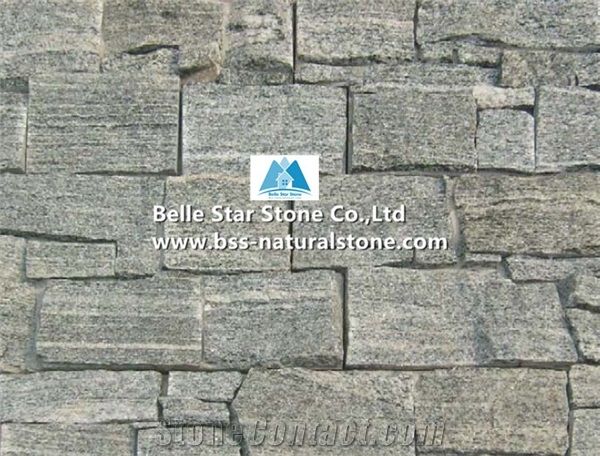 China Clouds Granite Stacked Stone,Grey Cloud Granite Stone Cladding,Silver Cloud Granite Ledgestone,Cloudy Grey Granite Culture Stone,Silver Clouds Granite Ledger Panels,Natural Clouds Granite Stone