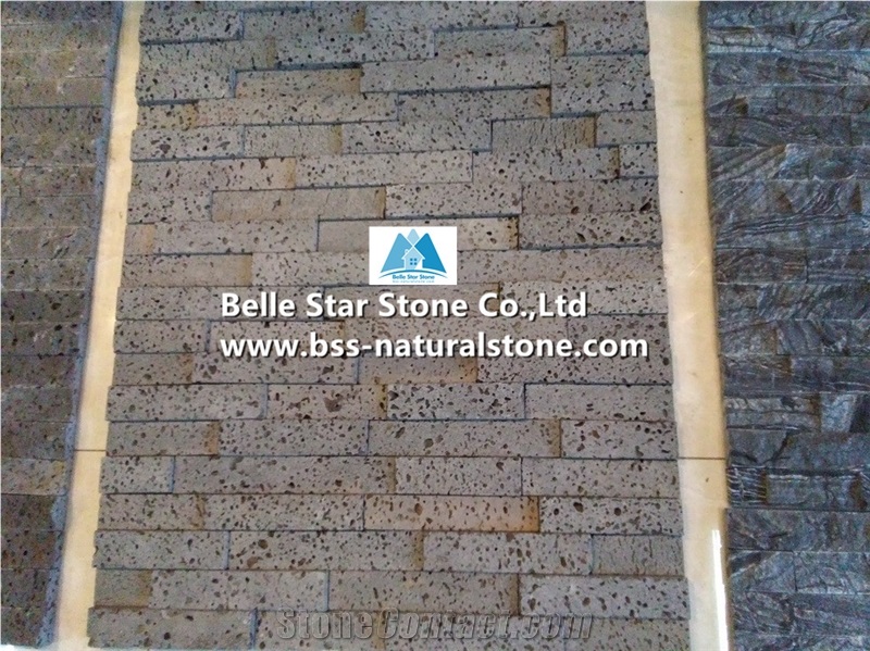 China Volcano Black Basalt Culture Stone,Rough Face Basalt Stacked Stone,Natural Stone Panels,Real Stone Veneer,Volcanic Basalt Ledgestone,Natural Basalt Stone Cladding,Fireplace Wall Cladding