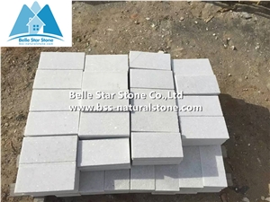 Flamed White Quartzite Cube Stone,Square Walkway Pavers,Plaza Paving Sets,Courtyard Stone Pavers,White Patio Pavers,Natural Patio Flooring,Driveway Paving Stone,Garden Stepping Pavements,Landscaping