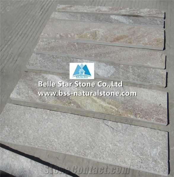 Golden White Quartzite Tiles Wood Floor Tiles Golden Wood Quartzite Floor