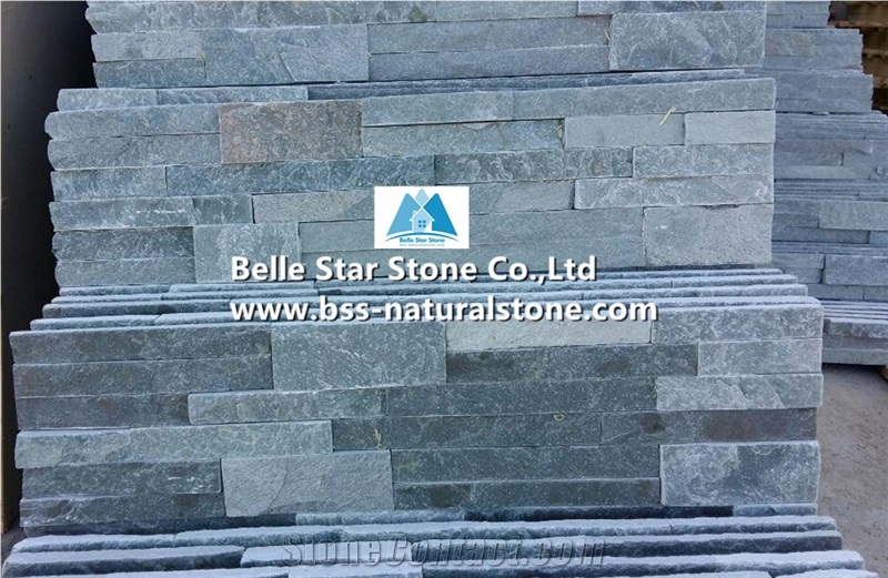 Green Slate Stone Cladding,Split Face Slate Ledgestone Panel,Natural Thin Stone Veneer,Green Stacked Stone,Slate Culture Stone,Slate Stone Panel,Green Slate Ledger Panels,Green Stone Wall Cladding