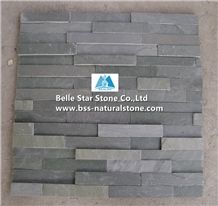 Green Split Face Slate Culture Stone,Slate Stacked Stone,Natural Stone Panel,Green Thin Stone Veneer,Real Stone Cladding,Slate Ledgestone,Slate Ledger Panels,Porches Stone Panel,Building Wall Cladding