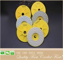 100mm Stone Polishing Pads with Velcro Packer