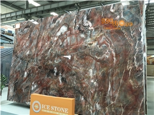 Venice Red/Black,China Marble Slabs & Tiles