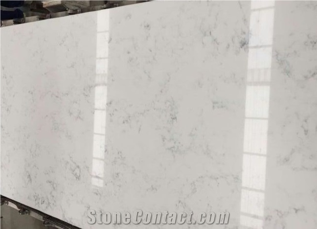 Artificial Bianco Carrara White,Quartz Stone Slabs for Quartz ...