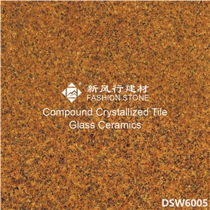 Gold Beige Crystallized Composite Micro-Crystal Porcelain/ Ceramic Tile