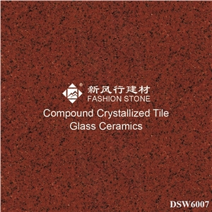 Red Crystallized Stone Composite Micro-Crystal Porcelain/ Ceramic Tile