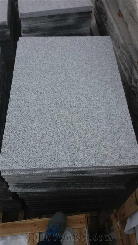 2cm Thick Flamed Crystal White Granite, New G603 Granite, Padang Light Granite, Bianco Crystal Granite, Jinjiang G603 Granite
