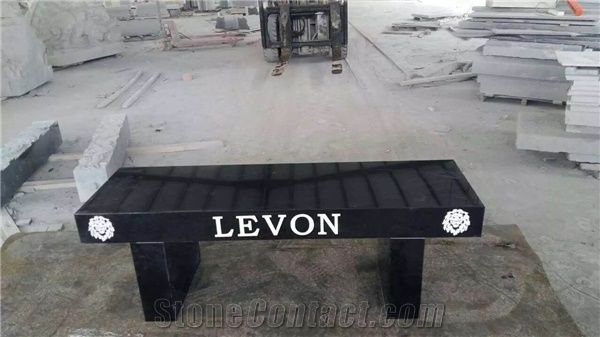 Absolute Black Granite Garden Benchbeiyue Black Granite Outdoor