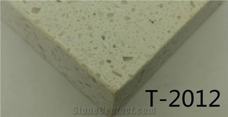 Artificial Quartz Stone T-504 Green Solid Surfaces Polished Slabs & Tiles Engineered Stone for Hotel Kitchen Bathroom Counter Top Walling Panel Environmental Building Materials