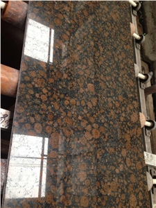 Baltic Brown Granite Tile&Slab for Exterior - Interior Wall and Floor Applications, Countertops, Mosaic, Fountains, Pool and and Other Design Projects