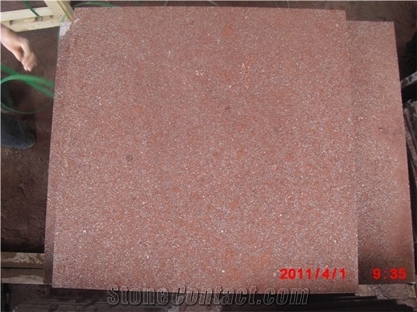 Chinese Red Flamed Granite Slabs & Tiles, G666 Granite Wall Covering Tiles, Shouning Red Floor Covering Tiles,Liancheng Red Granite,China Red Porphyry Granite Floor Tiles