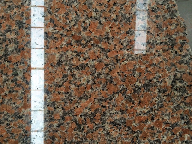Fargo Cheaper G562 Maple Red Polished Granite Slabs Light, China Red Granite Slab and Tiles with Good Quality