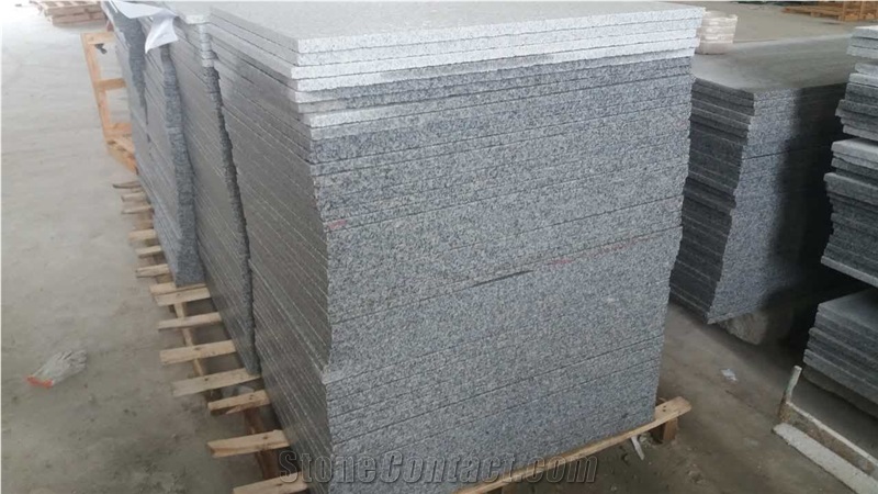 Flamed New G603 Granite Tiles,Bianco Crystal Granite Tiles,Hubei White Granite Tiles,Hubei White Linen Granite Tiles,Hubei Sesame White Granite Tiles