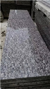G418 Granite Stair Riser, G423 Granite Stair Treads, Langhua White Granite Stairs & Steps