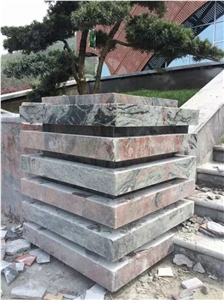 Multicolor Red Granite Cobble Stone,Paving Sets Cube Stone/Walkway Paver /Driveway Paving Stone/Garden Stepping Pavements/Courtyard Road Pavers