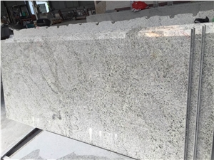 New Kashmir White Granite or Bianco Kashmere White Granite Natural Stone for Kitchen Counter Tops Prefab,Bathroom Counter Tops Customized Kitchen Island,Worktops,Desk Tops