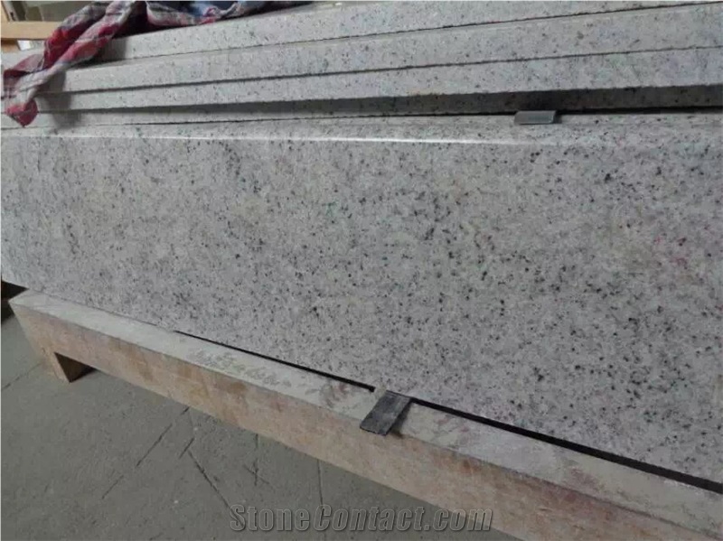 New Kashmir White Granite or Bianco Kashmere White Granite Natural Stone for Kitchen Counter Tops Prefab,Bathroom Counter Tops Customized Kitchen Island,Worktops,Desk Tops
