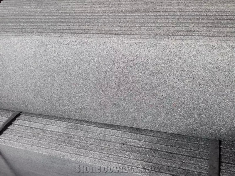 Polished & Flamed G654 Stair,China Dark Grey Granite,China Impala Black,China Sesame Black Granite Tile&Step&Riser for Both Outdoor and Indoor Decoration