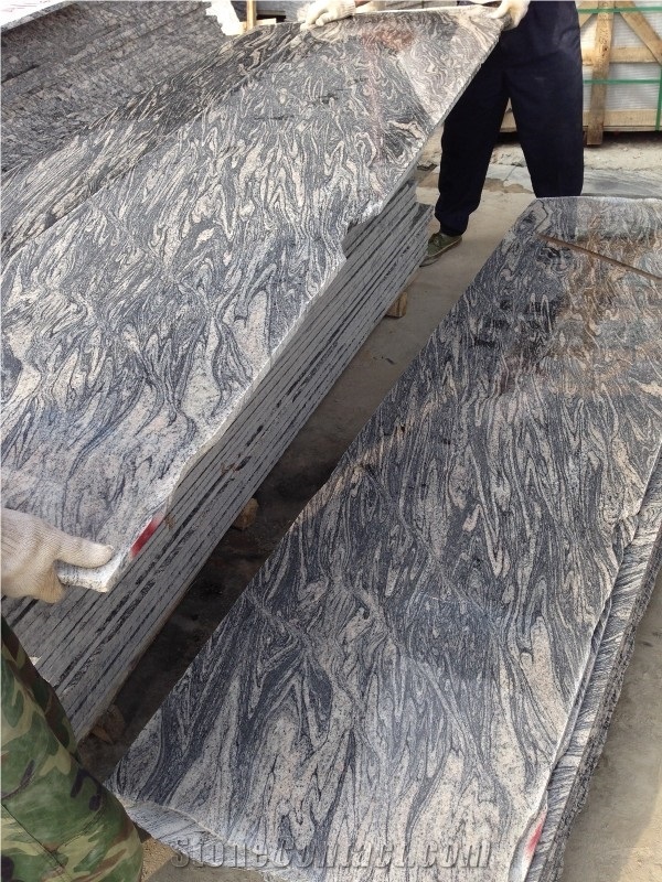 Polished G261 Granite,China Juparana Granite,China Juparana Grey Granite Big Slab