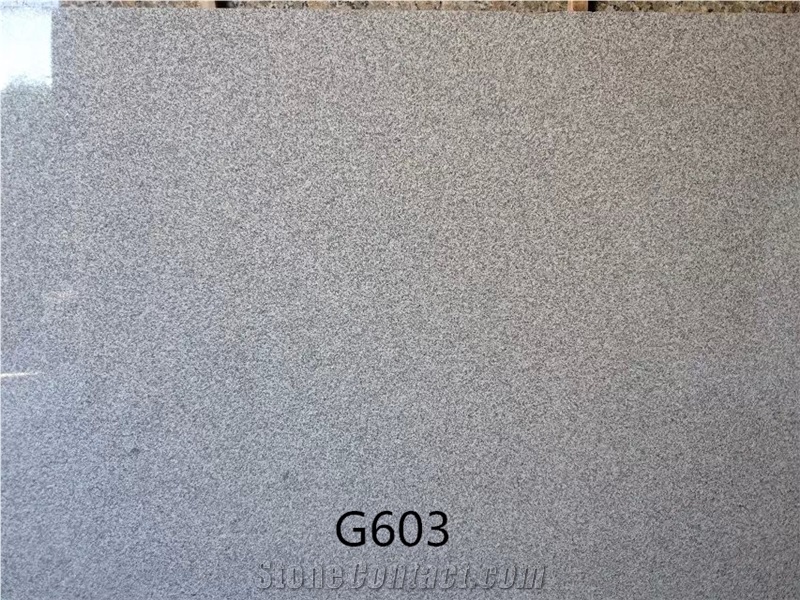 Polished Hubei G603 Granite Slab, New G603 Granite, Bianco Crystal Granite, Hubei White Granite,Hubei Sesame White Granite