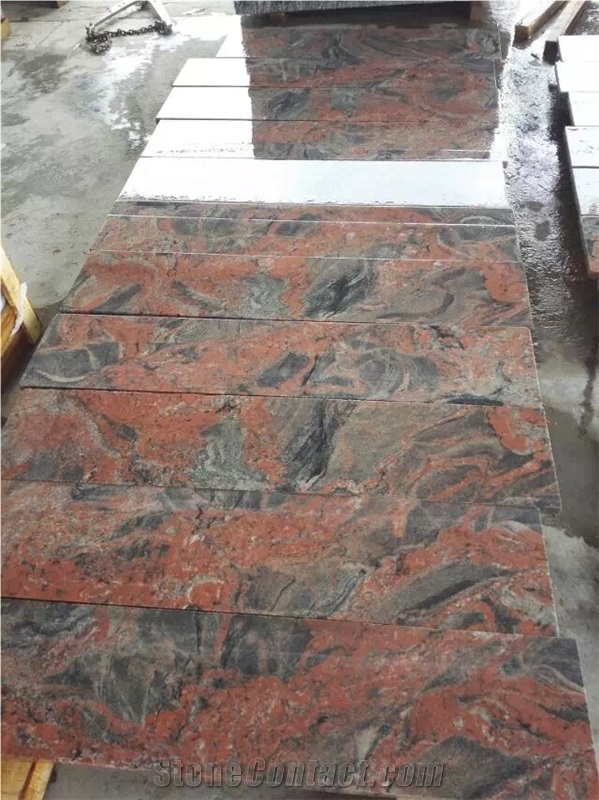 Polished Multicolor Red China,Rosso Multicolor Granite,Red Grain Multicolor Granite,China Multicolor Red Granite Slab/Floor Covering/Tiles/Flooring