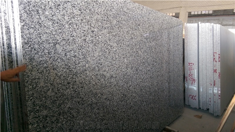 Polished White Wave Granite Slabs&Gangsaw Big Slab&Customized/Spray White Granite for Wall Covering&Wall Cladding/Seawave White Granite for Flooring/Breaking Waves Granite/G377 Granite/A Grade