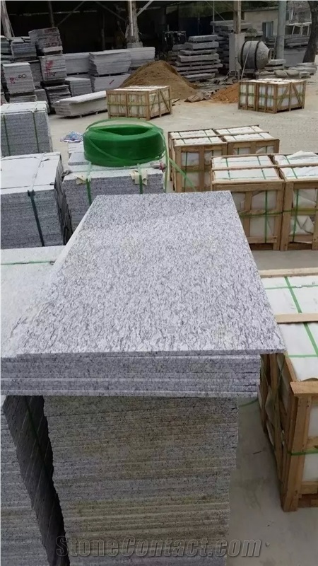 Zijiang White Granite Stairs & Steps,Zijiang Spray Granite,Zijiang Sea Flower Granite