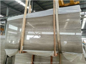 Chinese Grey Wooden Grain Marble Tiles&Slabs/Guizhou Wooden Grain/Grey Wooden Marble/White Serpeggiante/China Serpeggiante Marble/Silk Georgette Marble/Athen Grey Marble/White Grain Wall Tile