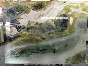 Hot Marble Floor Covering Tile/Marble Tiles & Slabs/Marble Wall Covering Tiles/Marble Skirting/Marble Floor Covering Tiles/Marble Tiles & Slabs/Dreaming Green/China Marble/Green Marble Slabs & Tiles