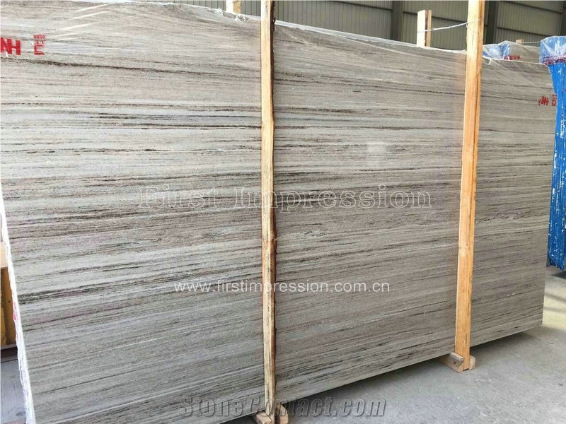 New Polished Blue Palissandro Marble Slabs/Crystal Wood Marble/China Wooden Grain Marble/Crystal Blue Marble with Brown Veins