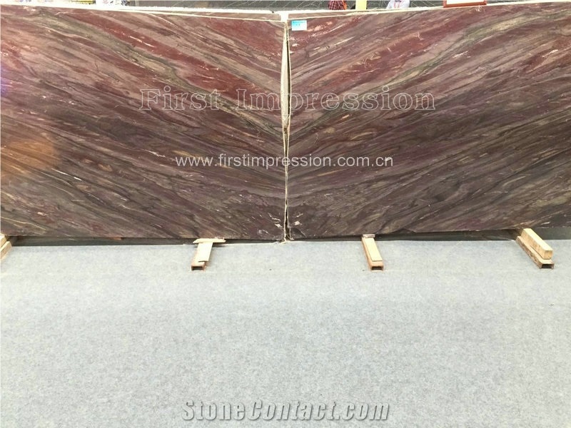Popular New Polished Multicolor Red Marble Slabs & Tiles/Marble Wall & Floor Covering Tiles/Wall Covering Tiles/Red Marble Pattern/Natural Building Stone Material/New Marble/Red Marble