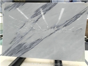 White Marble with Black Vein/Pure White Marble Slab Polished/Elegant White Marble Slab for Wall Floor/White Jade Marble Wall Covering Tiles/Quarry Owner