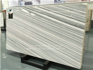 Xingsha White Marble/Grainy Marble Slab/Crystal Serpeggiante Marble Slabs & Tiles/Crystal Wooden Marble/Crystal Wood Marble/Crystal Timber Wood Marble Slabs & Tiles