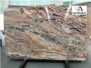 Arabescato Orobico Rosso Marble Slabs & Tiles
