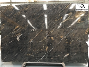 Black Cosmic Granite Slabs, Brazil Black Granite