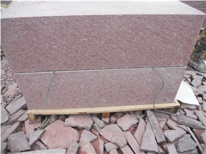 China Red Porphyry Granite Slabs & Tiles / Jarrah