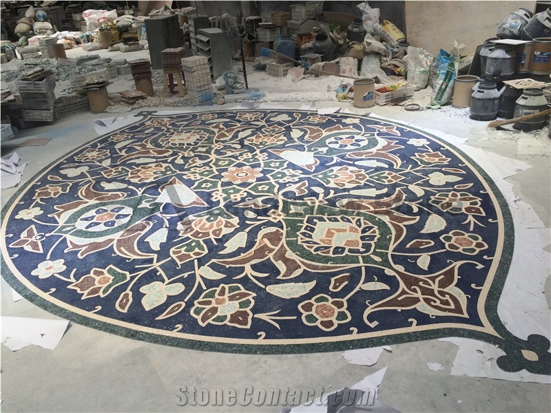 Natural Marble Mosaic, Indian Green Marble Mosaic