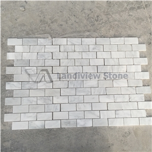 Pacific White Mosaic with Natural Edge