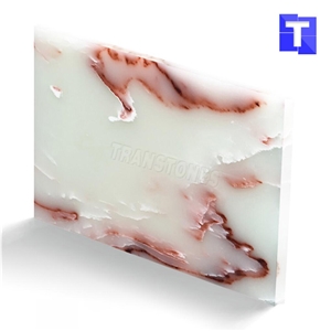 Artificial Alabaster Stone Panel Tiles Slab for Bar Tops Cladding,Covering Solid Surface