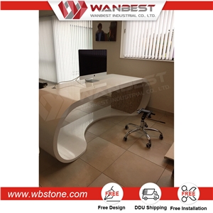 Elegant Office Furniture Unique White Executive Office Desk for Wholesales
