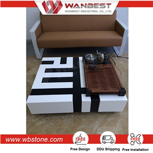 Luxury Living Room Table Low Height Coffee Table Console Table