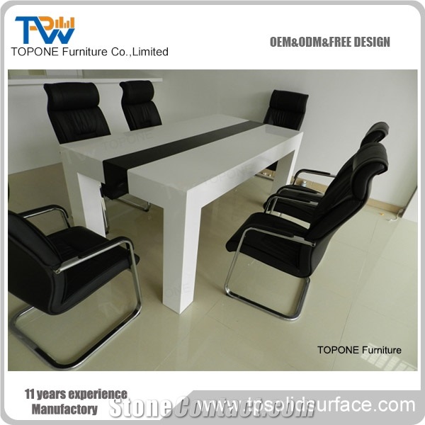 Cheap Price Custom Artificial Marble Stone Conference Table Best