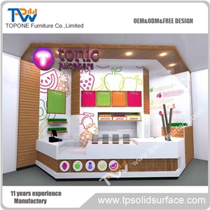 Special Cafe Night Club Artificial Marble Stone Bar Counter Tops Furniture, Acrylic Solid Surface Bar Table Tops Design