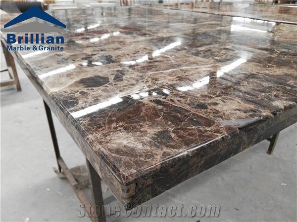 Emperador Dark Marble Countertops,Marble Mosaic Kitchen Desk Tops,Composite Marble Kitchen Island Tops,Ceramic Composite Bench Tops,Marone Imperial Marble Custom Countertops,Engineered Marble Kitchen