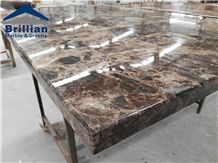 Emperador Dark Marble Countertops,Marble Mosaic Kitchen Desk Tops,Composite Marble Kitchen Island Tops,Ceramic Composite Bench Tops,Marone Imperial Marble Custom Countertops,Engineered Marble Kitchen