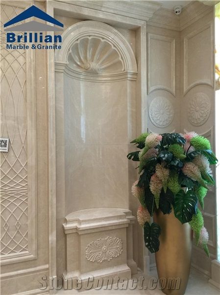 Vitory Beige Marble Cnc Wall Panels Design,Beige 3d Marble Carving for Wall Decors,Thin Laminated 3d Marble Wall Panels,Marble Wall Carving Panels,Marble Art Flower Sculputred Carving Design,Building