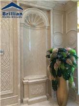 Vitory Beige Marble Cnc Wall Panels Design,Beige 3d Marble Carving for Wall Decors,Thin Laminated 3d Marble Wall Panels,Marble Wall Carving Panels,Marble Art Flower Sculputred Carving Design,Building