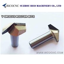 Cnc Machine Router Bits,V Groove Router Bits, Carbide Tipped V Carving Cutters, Cnc Engraving Tools